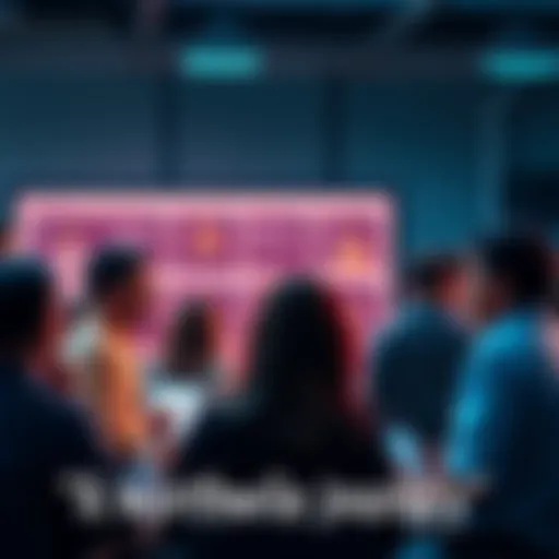 A group of people sharing their thoughts and experiences on a user board