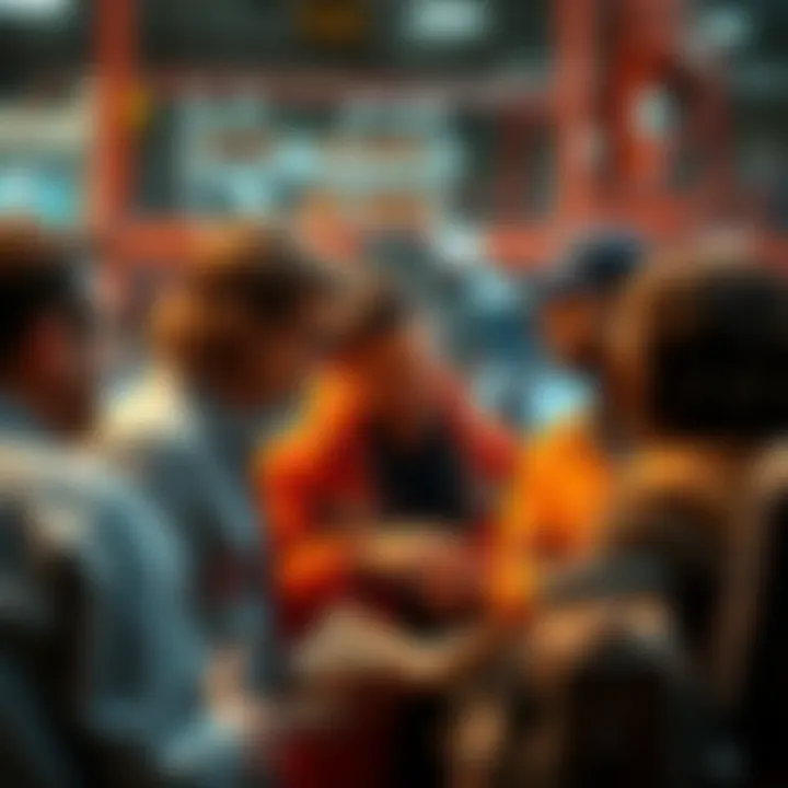 A group of people sharing their experiences and insights about purchasing from X in a mining context.