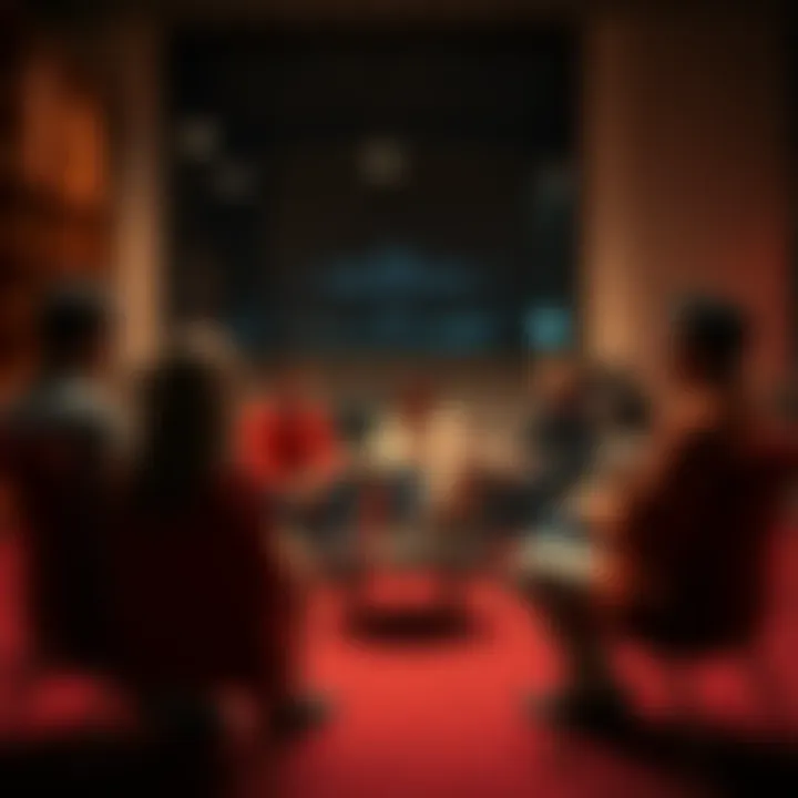 A group of people sitting in a circle, engaged in a deep discussion about the meaning of truth in society