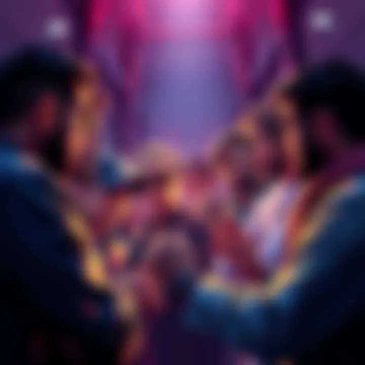 People discussing XRP negativity A group of people engaged in a heated discussion about XRP, expressing various opinions and emotions