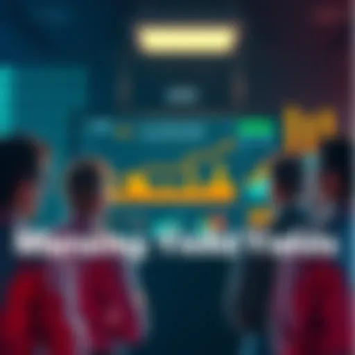 A group of people discussing yield strategies with charts of multiple Layer 2 networks on a screen