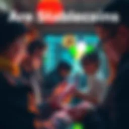A group of people engaged in digital transactions with stablecoins on their smartphones