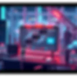 Illustration of the Percolator perpetual exchange on Solana, showcasing modern trading interface and automated profit management features.