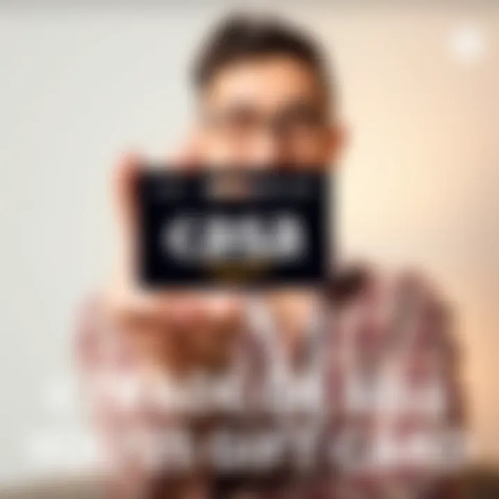 A person is holding a €25 Amazon gift card with a smile, showing options for trading or selling it.