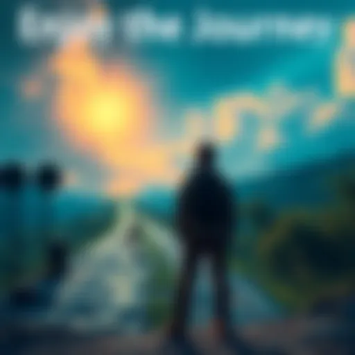 A person standing on a path looking ahead thoughtfully, symbolizing focus and caution during uncertain times.