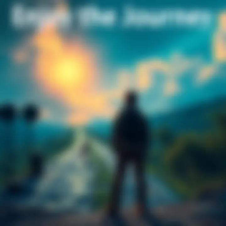 A person standing on a path looking ahead thoughtfully, symbolizing focus and caution during uncertain times.