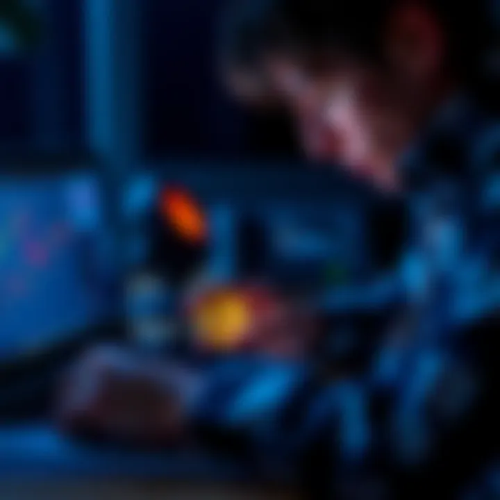 Individual resetting a cryptocurrency device and reviewing security measures after a phishing scam