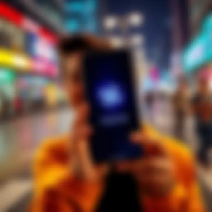 A person showing excitement while holding a smartphone displaying the Nano logo, symbolizing the potential of Nano in financial transactions.