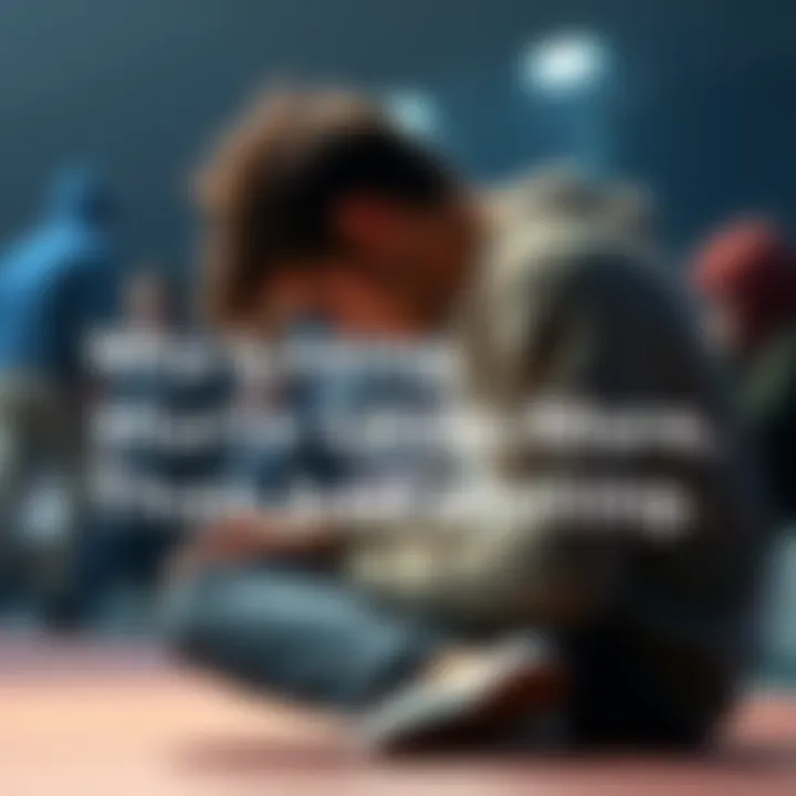 A person sitting with their head down, looking dejected after a loss, symbolizing the emotional pain of losing compared to the joy of winning.