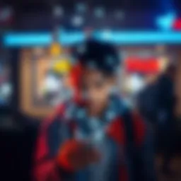 A person looking at their phone, appearing overwhelmed by notifications from Telegram, deciding to disconnect from the app, symbolizing their departure.