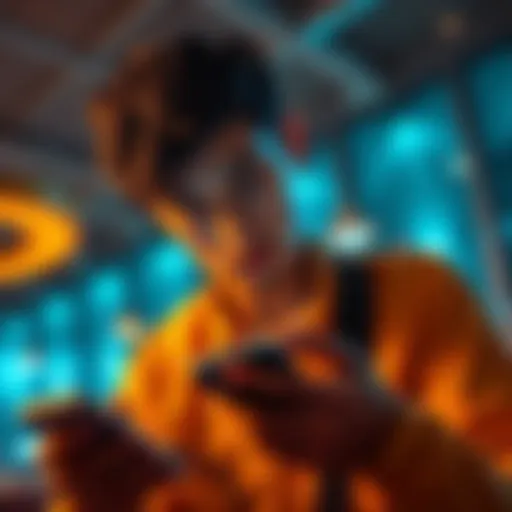 A person looking thoughtful while checking their phone, considering the impact of subscription expiration on notifications.