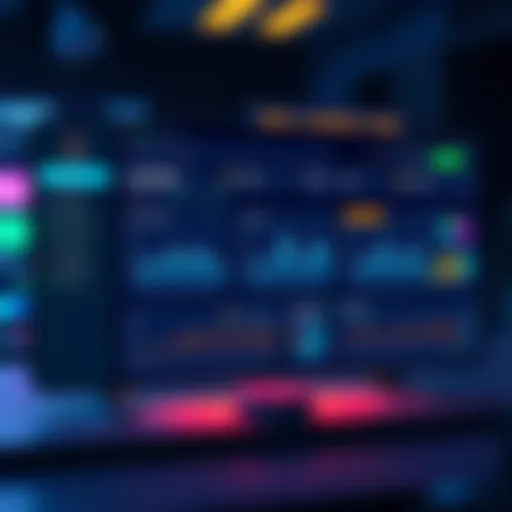 A user interface displaying a personal finance app that integrates bank accounts, crypto wallets, and investment portfolios on a single screen