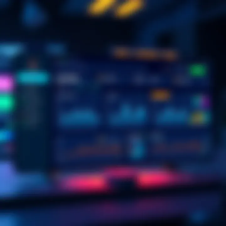 A user interface displaying a personal finance app that integrates bank accounts, crypto wallets, and investment portfolios on a single screen