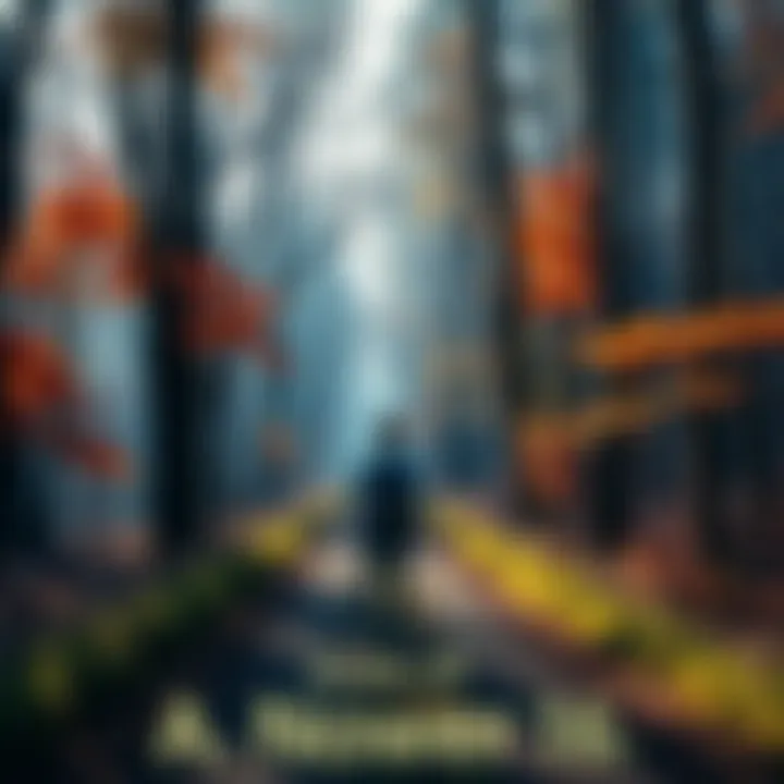 A person standing on a path surrounded by trees, reflecting on their achievements since February 16.