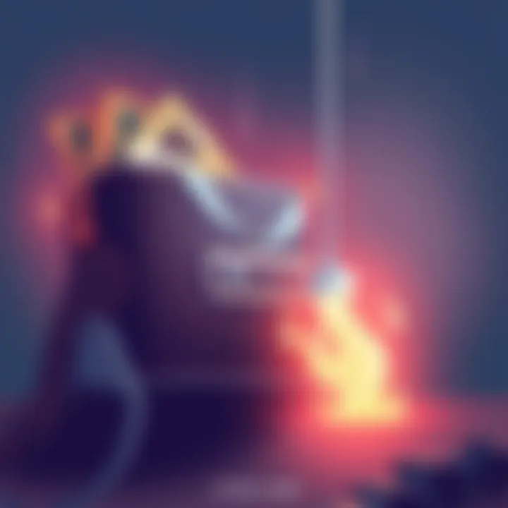 A graphic showing a phantom wallet with a warning sign, indicating it has been drained of funds.