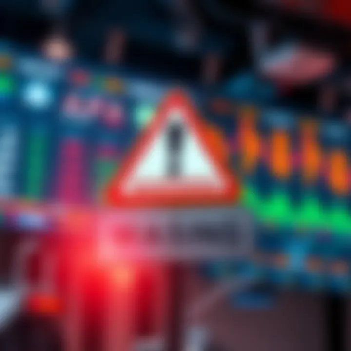 A graphic showing a warning sign with cash symbols and a prediction market interface in the background, highlighting low cash-out amounts.