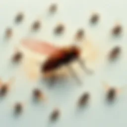A collection of simple sketches resembling flies, showcasing creativity and artistic expression on paper.