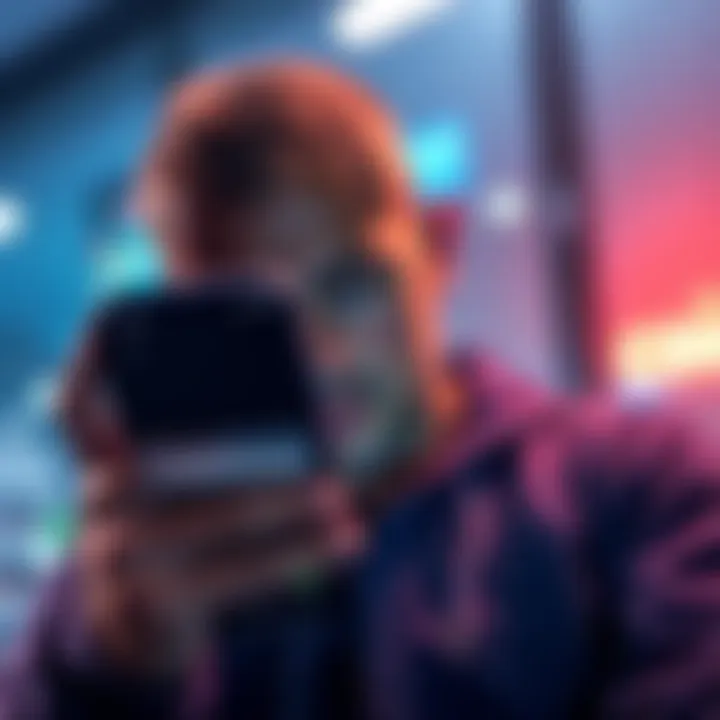 A concerned person looking at their phone, showing a call from Coinbase