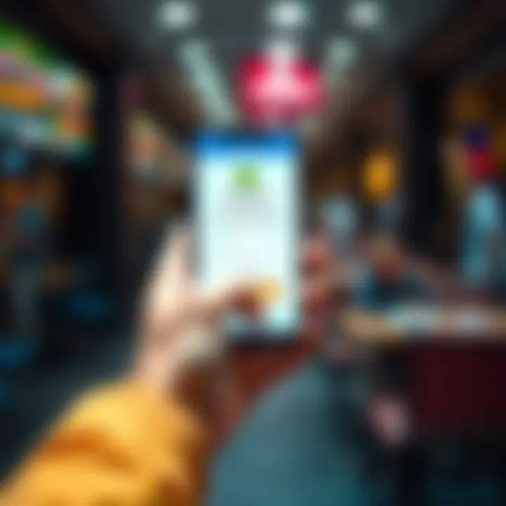 A person holding a smartphone confirming their phone number for game rewards