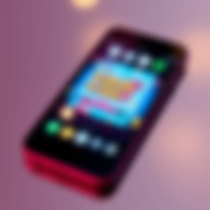 A smartphone screen displaying an unwanted app downloading due to an advertisement, showing a Candy Crush ad on top.