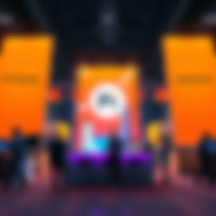 PI Network booth with banners at Consensus 2026 alongside Coinbase and Binance