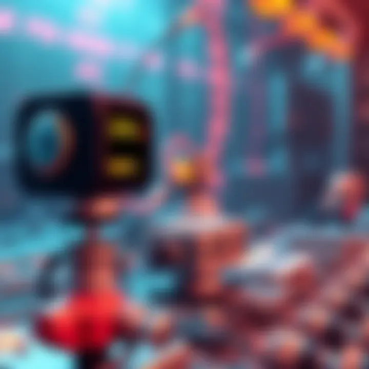 An illustration showing Pi Network's CPU nodes connected to robotic systems, highlighting their role in supporting AI and robotics development.