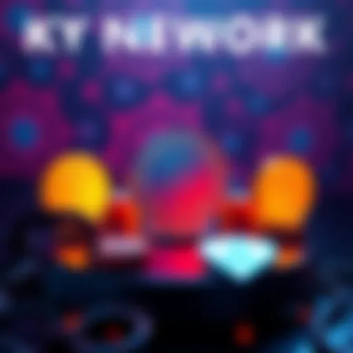 Graphic showing rewards for KYC validators in Pi Network with coins and verification symbol