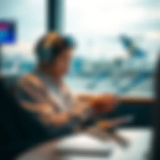 A new long-haul pilot looks at the Revolut Metal card while sitting at an airport lounge, analyzing travel benefits and fees.