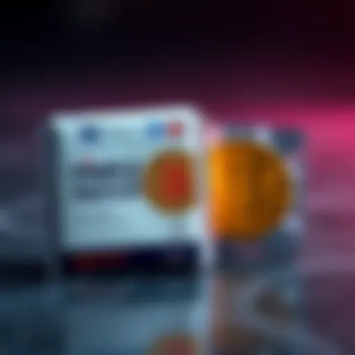 Pimple patch box with Bitcoin logo on new design and old design shown next to it