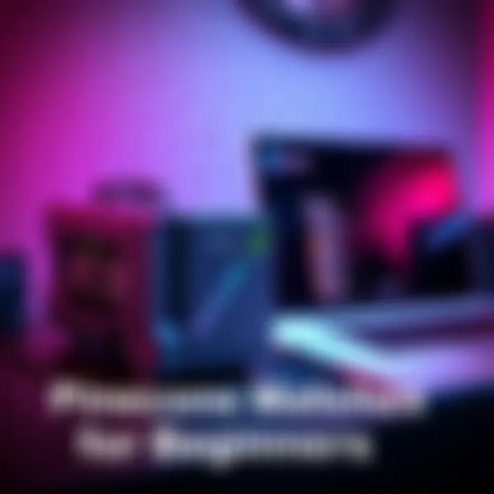 A Pinecone Matches INIBOX mining device alongside a laptop, illustrating beginner-friendly ASIC mining setup.