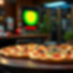 Two pizzas on a table representing a historic Bitcoin transaction