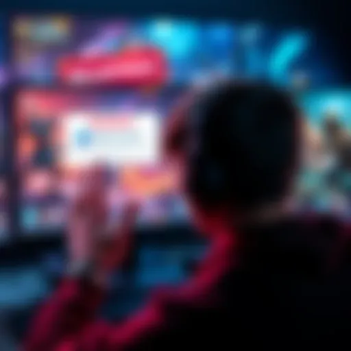 A frustrated player looking at a computer screen showing a banned account notification for Atlas Earth, holding their head in disbelief. The background shows game graphics.