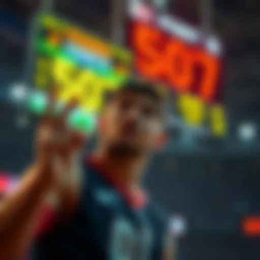 A determined player focused on a scoreboard showing 507 points, celebrating a remarkable achievement that surpassed expectations.