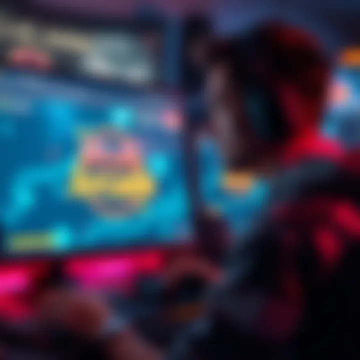 A gamer looking frustrated while trying to verify a game on a computer screen with Atlas Arcade on display