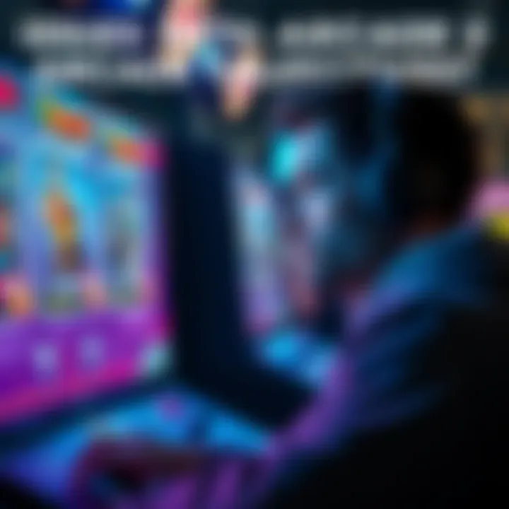 Gamer looking at a screen with a frustrated expression, waiting for arcade challenge rewards to appear
