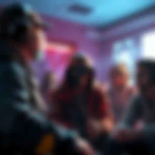 Group of gamers talking about the problems with the Eye for an Eye Badge not counting kills