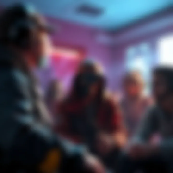 Group of gamers talking about the problems with the Eye for an Eye Badge not counting kills