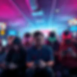 Group of gamers showing frustration over failed arcade offer rewards tracking on their devices