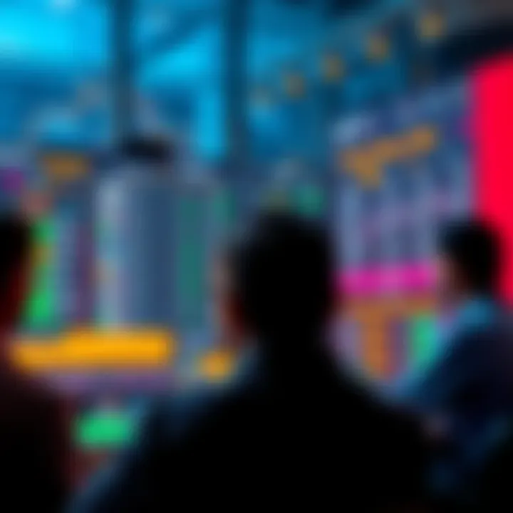 A digital interface showing betting options on global conflicts with worried lawmakers in the background.