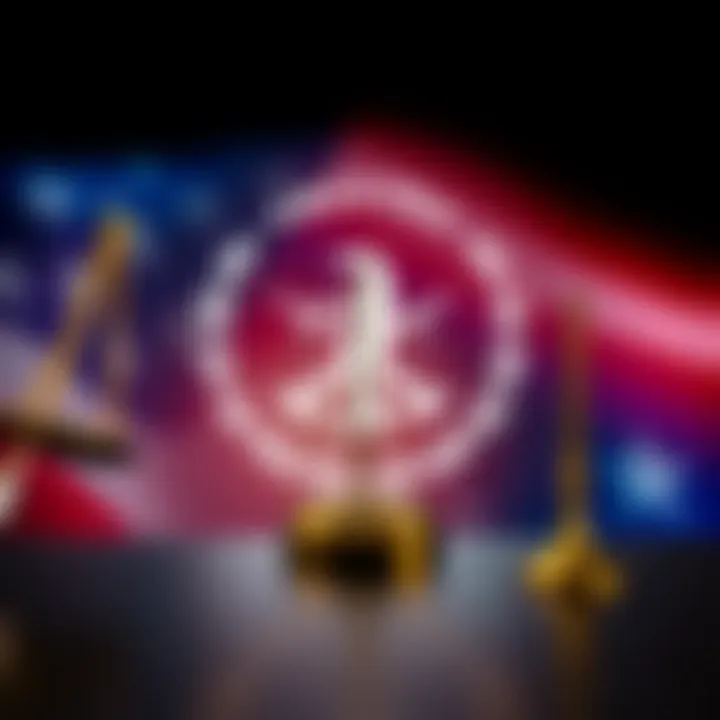 Polymarket Reports Insider Trading Polymarket logo with military symbols and scales of justice, representing insider trading concerns.