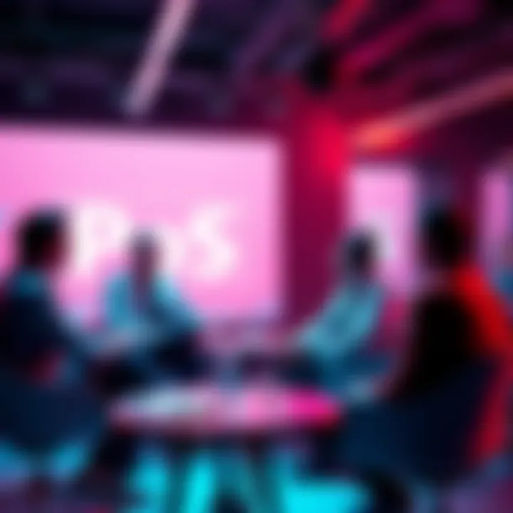 Members of the PoS 2.0 team sharing insights during a Q&A session