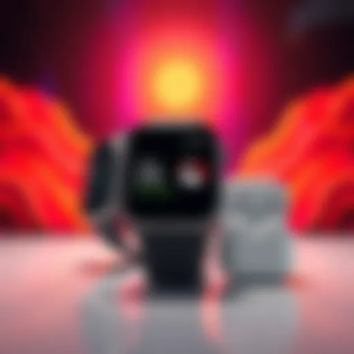 Display of Apple Watch Series 12, Ultra 4 and AirPods 5 with pre-order details