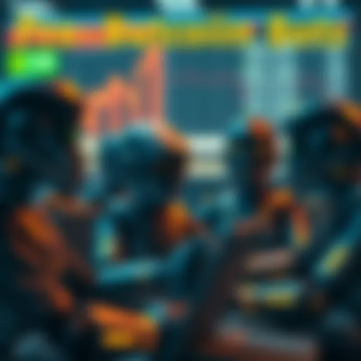 Pro-buttcoin accounts in finance forums A group of computer avatars representing pro-buttcoin bots in finance forums discussing and promoting buttcoin