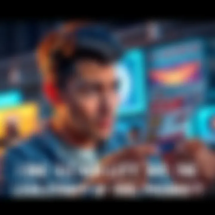 A person looking at a promotional flyer with a puzzled expression, contemplating its legitimacy