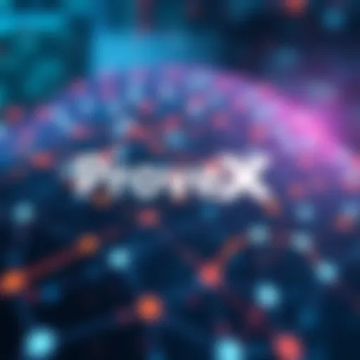 ProveX logo displayed over a futuristic technology background depicting digital connections and growth