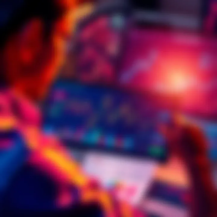 A person analyzing charts and graphs related to Pulsechain and PulseX investments