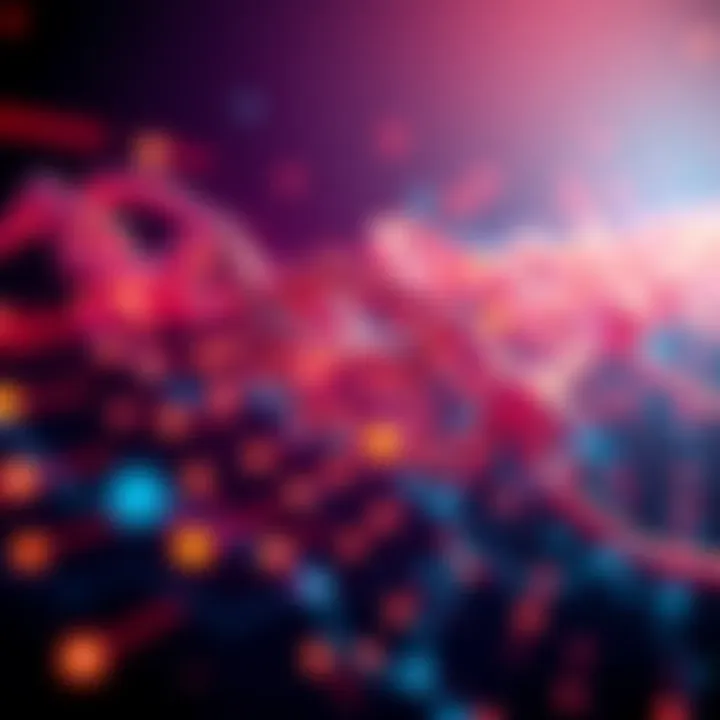 A digital representation of the PYRAX Layer 1 DAG chain with AI integration and ZK rollups, showcasing the TriStream mining model and advanced technology.