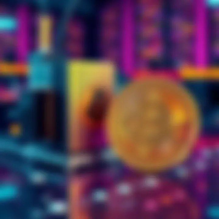 A quantum computer model beside a Bitcoin symbol, illustrating the impact of quantum advancements on cryptocurrency