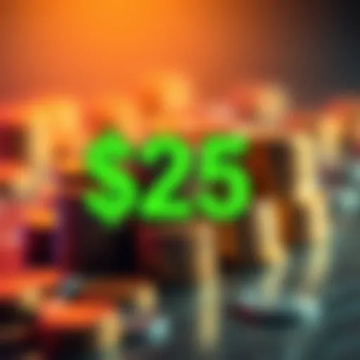 Quick Bonus Offer A visual of a stack of coins with a $25 bonus text overlaid, representing a promotion for a fast cash reward after a deposit.