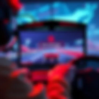 A gamer looks frustrated while playing a racing game, showing a screen displaying an unfair victory notification against their will.